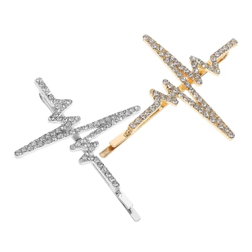 MOBUTOFU Haarspangen Mit Kristall-strasssteinen Für Hochzeiten Haarschmuck Bobby Für Frauen von MOBUTOFU