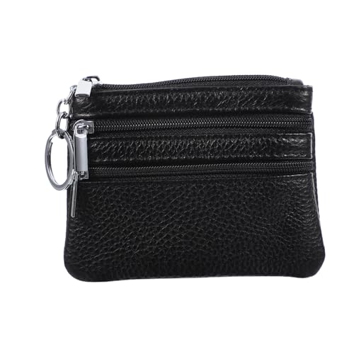 MOBUTOFU Tragbarer Geldbeutel Damen Multifunktionale Tasche Für Münzen Karten Und Schlüssel Mit Schlüsselring Geschäftsreisen Und Alltag von MOBUTOFU