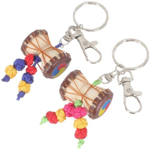 MOBUTOFU 2stücke Ethnische Schlüsselanhänger Dekorative Handtaschen-Pendants Vielseitige Schlüsselanhänger Für Taschen Für Besondere Anlässe von MOBUTOFU