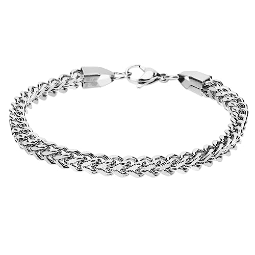 MOBUTOFU Herren Armband Gliederkette Robust Langlebig Modisch für Alltag Strandparty und Urlaub Leicht Hautverträglich und Auffälliges Design MOBUTOFU Herren Armband Gliederkette Robust Langlebig Modisch für Alltag Strandparty und Urlaub Leicht Hautverträglich und Auffälliges Design von MOBUTOFU