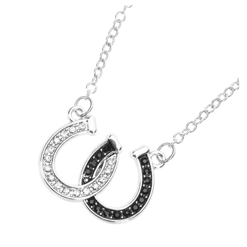 MOBUTOFU Herren Damen Kette Halskette mit U förmigem Anhänger aus Langlebiger Legierung Modische Kreative Schlüsselbein Schmuck Geschenk von MOBUTOFU