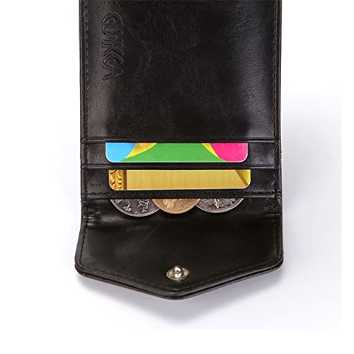 MOBUTOFU Portemonnaie Für Herren Klein Business-Clutch Aus Pu- Schlanke Brieftasche Mit Anti-RFID-Schutz Praktisch Und Einfach Für Alltag Und Reise von MOBUTOFU