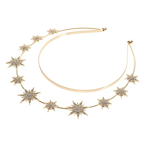 MOBUTOFU Six-pointed Star Haarband Für Damen Boho-göttinnen-stirnband Mit Doppelter Für Hochzeiten Partys Cosplay Und Besondere Anlässe von MOBUTOFU