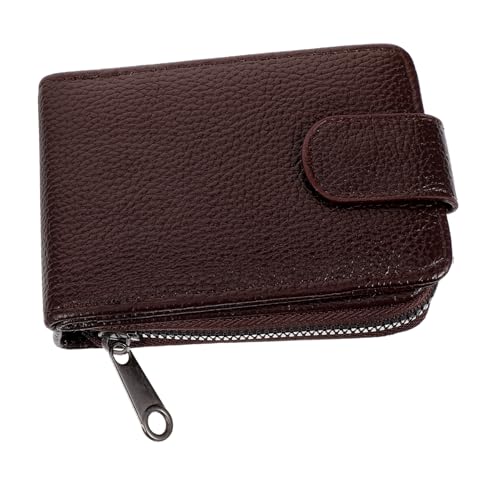 MOBUTOFU Kartenhalter Portemonnaie Aus Pu- Kleine Geldbörse Mit Münzfach Tragbare Kreditkarten-Aufbewahrungstasche Für Herren Kartenetui Mit Quittungshalter von MOBUTOFU