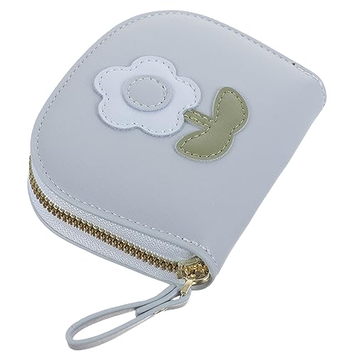 MOBUTOFU Leder-geldbörse Mit Kartenhalter Und Reißverschluss Kompakte Mini-geldbörse Für Damen Große Tasche Zum Einkaufen Und Reisen von MOBUTOFU