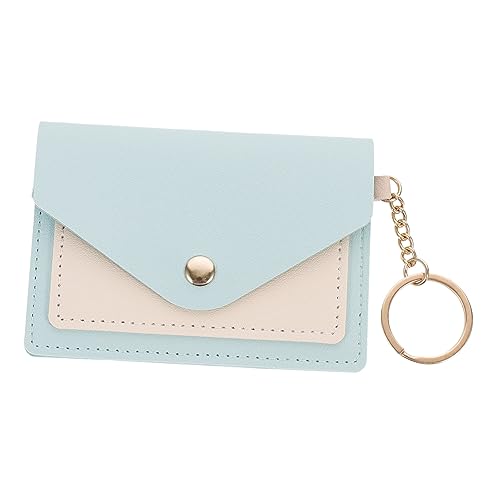 MOBUTOFU Damen Schlüsselbund Geldbörse Aus Leder Kompakte Kartenetui Und Münzfach Stilvoll Und Praktisch Für Reisen Arbeit Und Alltag von MOBUTOFU
