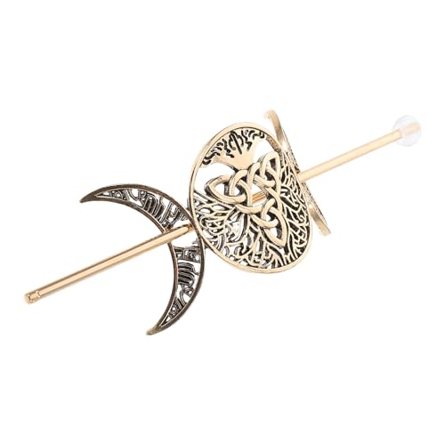 MOBUTOFU Hollow Moon Haarschmuck Für Frauen Elegante Haarspange Aus Robustem Legierungsmaterial Vielseitige Haarnadel Für Hochzeiten Und Alltag Stilvolles Accessoire Für Jeden Look von MOBUTOFU