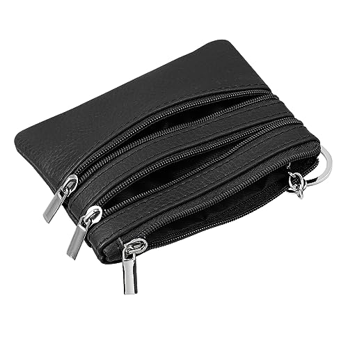 MOBUTOFU Geldbörse Schlüsselanhänger Damen Kreditkartenhalter Leder Wechselgeldbörse Für Brieftasche MOBUTOFU Geldbörse Schlüsselanhänger Damen Kreditkartenhalter Leder Wechselgeldbörse Für Brieftasche von MOBUTOFU