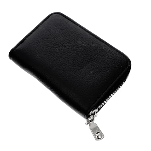 MOBUTOFU Kleinledergeldbörse Für Kleingeld Und Karten Leichtgewichtige Schützende Geldtasche Im Kompakten Design Ideal Für Den Alltag Und Unterwegs Schwarzes Kartenetui Mit Mehreren von MOBUTOFU