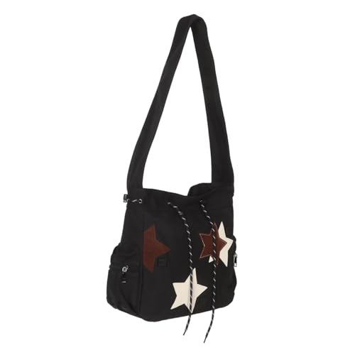 MOBUTOFU Messenger Bag Canvas mit Großem Fassungsvermögen Modischer Schultertasche für Teenager Lässige Umhängetasche für Schule Sternenmuster für Männer Frauen MOBUTOFU Messenger Bag Canvas mit Großem Fassungsvermögen Modischer Schultertasche für Teenager Lässige Umhängetasche für Schule Sternenmuster für Männer Frauen von MOBUTOFU