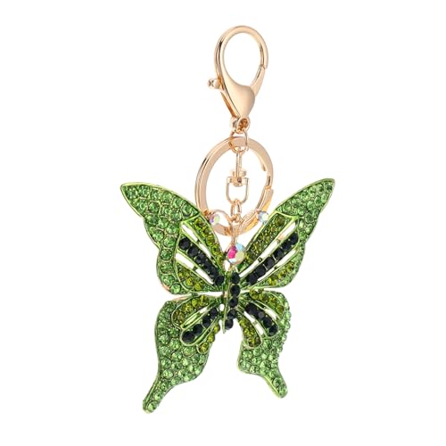 MOBUTOFU Schmetterling Kristall Schlüsselanhänger Für Tasche Schlüsselanhänger Zubehör von MOBUTOFU