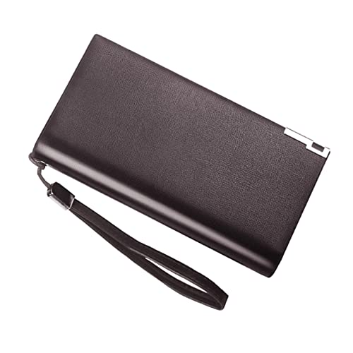 MOBUTOFU Multifunktionales Herren Geldbörse Mit Langem Reißverschluss RFID-Schutz Große Kapazität Für Karten Und Bargeld Für Alltag Und Besondere Anlässe von MOBUTOFU