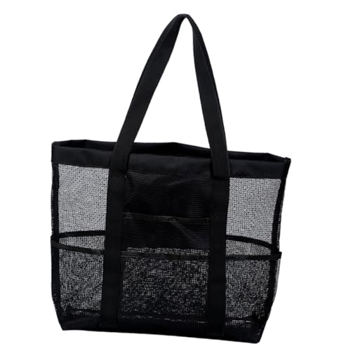 MOBUTOFU Netz-Strandtasche Für Damen Tragbare Reise-Kosmetiktasche Multifunktionaler Organizer Für Waschutensilien Badezimmer-Netz-Reisetasche Mit Einfacher Handhabung Design Für von MOBUTOFU