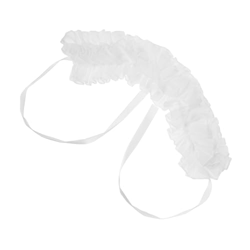 MOBUTOFU Fake Kragen Für Damen Abnehmbar Chiffon Halskrause Kragen Für Kostüme Verstellbar Deko-accessoire Für Kleidung Foto-requisite von MOBUTOFU