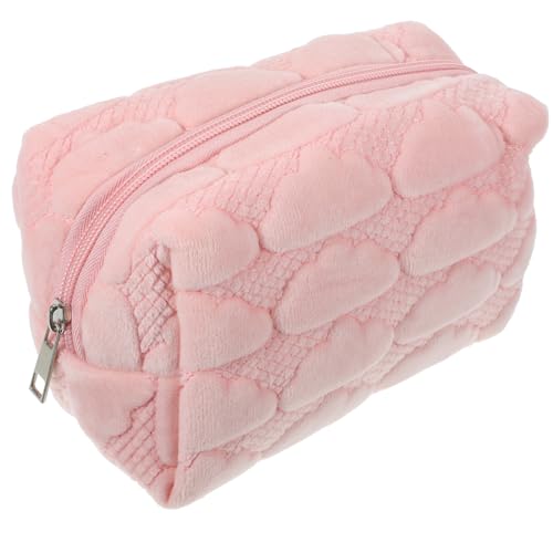 MOBUTOFU Plüsch Kosmetiktasche Süße Tragbare Make-up Tasche Mit Großem Stauraum Für Reisen Und Alltag Vielseitig Einsetzbar Als Toilettentasche Oder Kosmetik Organizer von MOBUTOFU