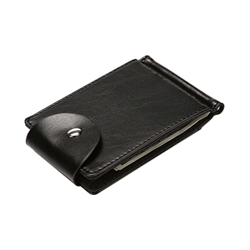 MOBUTOFU Herren-geldbörse Aus Leder Praktische Flip-Portemonnaie Mit Banknotenclip Einfache Bedienung Schlichtes Design Geeignet Als Business-Clutch Oder Führerscheintasche von MOBUTOFU