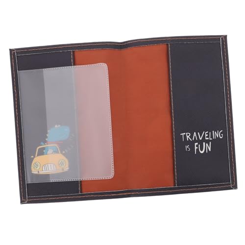 MOBUTOFU Pu- Reisepasshülle Kartenetui Mit Dokumentenbehälter Faltbares Design Für Einfache Reinigung Und Aufbewahrung Von Papieren Und Karten von MOBUTOFU