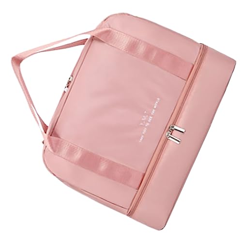MOBUTOFU Reisetasche Mit Separates Schuhfach Großem Fassungsvermögen Und Doppellagiger Nasstrennung Sporttasche Für Damen Tragbare Reisetasche Für Reisen Camping Und Wandern von MOBUTOFU