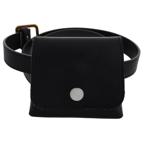 MOBUTOFU Retro Gürteltasche Damen aus Imitation Pu Schlanke Bauchtasche für Schlüssel und Handy Vielseitiger Taillengürtel mit Dekorativem Design Praktisch für Reisen Wandern und Alltag von MOBUTOFU