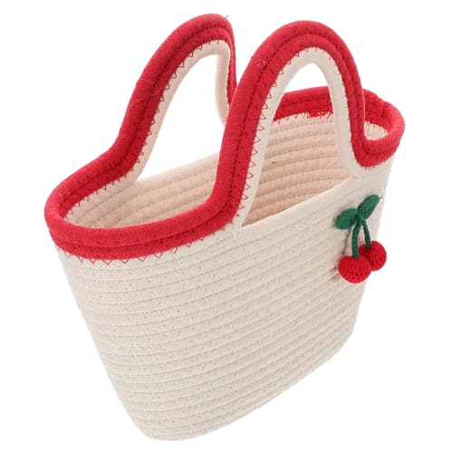 MOBUTOFU Stilvolle Frauen Handtasche Robuste Baumwolltragetasche für Reisen Hochzeiten und Strandausflüge Kirschdesign für Sommer MOBUTOFU Stilvolle Frauen Handtasche Robuste Baumwolltragetasche für Reisen Hochzeiten und Strandausflüge Kirschdesign für Sommer von MOBUTOFU