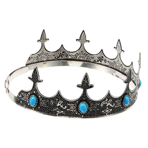 MOBUTOFU Stirnband Vintage Männlichen Metall Königlichen Mittelalterlichen Party Kopfschmuck Für Männer von MOBUTOFU