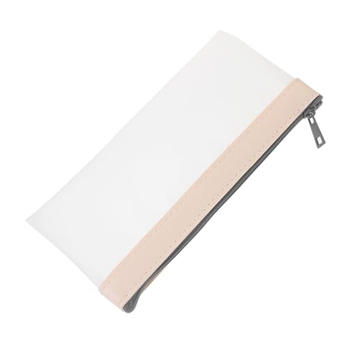 MOBUTOFU Transparente Geldbörse PVC Reißverschluss Kosmetiktasche für Makeup Bargeld Stifte Kleine Tragbare Aufbewahrungstasche für Reise und Alltag von MOBUTOFU