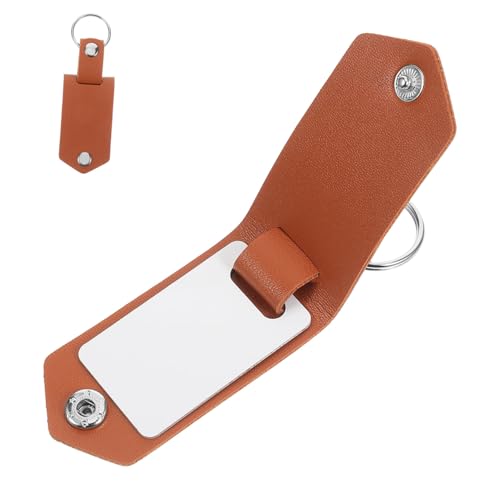 MOBUTOFU Sublimation Blanks Schlüsselanhänger Pu- Fotokeychain Für Persönliche Kreative Bastelideen Für Geburtstagsgeschenke Und Besondere Anlässe von MOBUTOFU