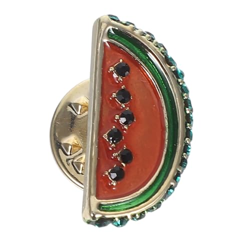 MOBUTOFU Wassermelonen Anstecknadel Mini Fruchtbrosche Japanischer Stil Niedlich Sommer Beach Party Pin Elegantes Schmuckaccessoire für Jacken Taschen und Kragen von MOBUTOFU