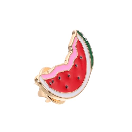 MOBUTOFU Niedliche Wassermelonen Cartoon Brosche Pin Für Kleidung Taschen Und Accessoires Versatile Und Stilvolle Fruchtform-anstecknadel Hochwertiges Design Für Verschiedene Anlässe von MOBUTOFU