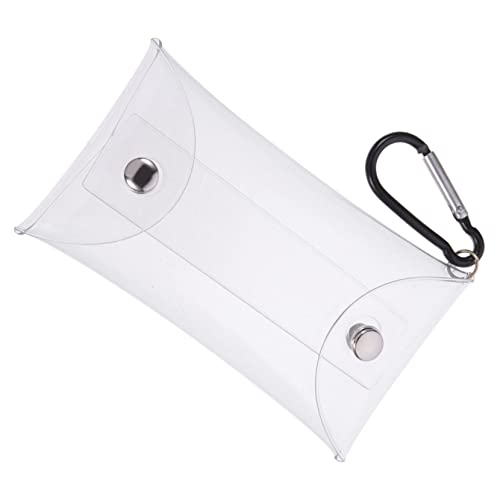 MOBUTOFU Transparente Münzgeldbörse Tragbare Kleine Geldbörse Für Karten Schlüssel Geld Aufbewahrungstasche Reisegeldbörse Für Mädchen Party Shopping von MOBUTOFU