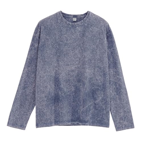 MODJEANS Langarm Pullover Herren – Größe M, Hellgrau – 100% Baumwolle Sweatshirt im Vintage Stone Washed Look MODJEANS Langarm Pullover Herren – Größe M, Hellgrau – 100% Baumwolle Sweatshirt im Vintage Stone Washed Look von MOD