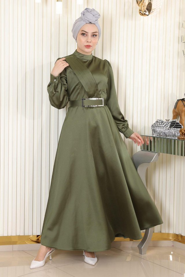 MODAMİHRAM Abendkleid Abendkleid Satin von MODAMİHRAM