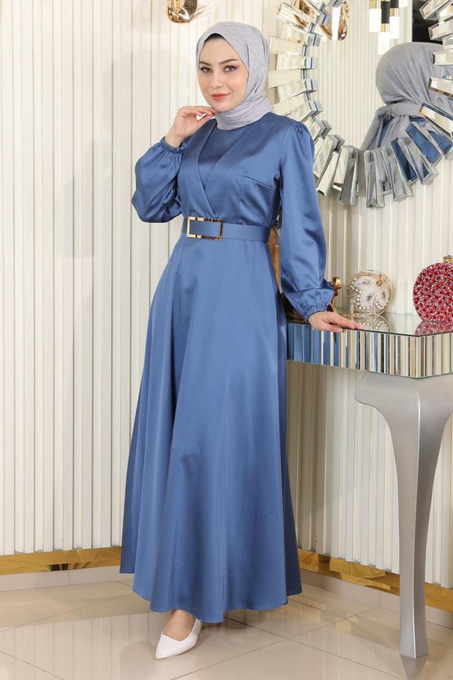 MODAMİHRAM Abendkleid Abendkleid mit Gürtel von MODAMİHRAM