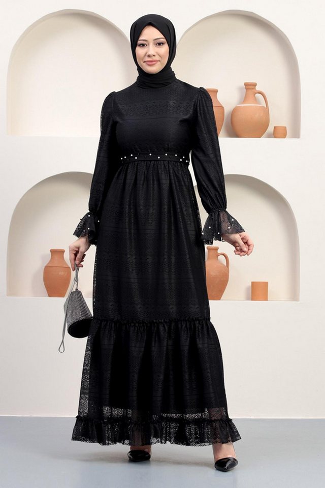 MODAMİHRAM Abendkleid Inci Detailliertes Spitzenabendkleid von MODAMİHRAM