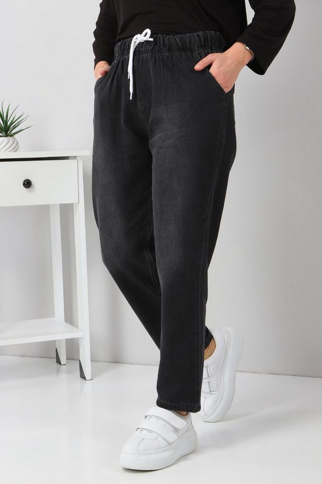 MODAMİHRAM Chinohose Kaufen Sie Elastische Boyfriend-Jeans MODAMİHRAM Chinohose Kaufen Sie Elastische Boyfriend-Jeans von MODAMİHRAM