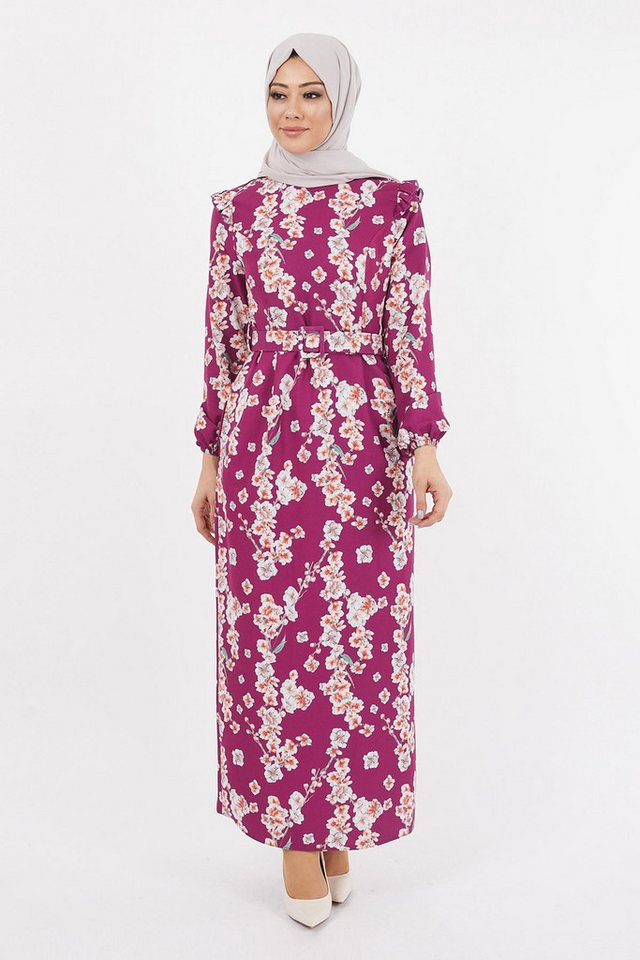 MODAMİHRAM Maxikleid Blumen Bleistiftkleid von MODAMİHRAM
