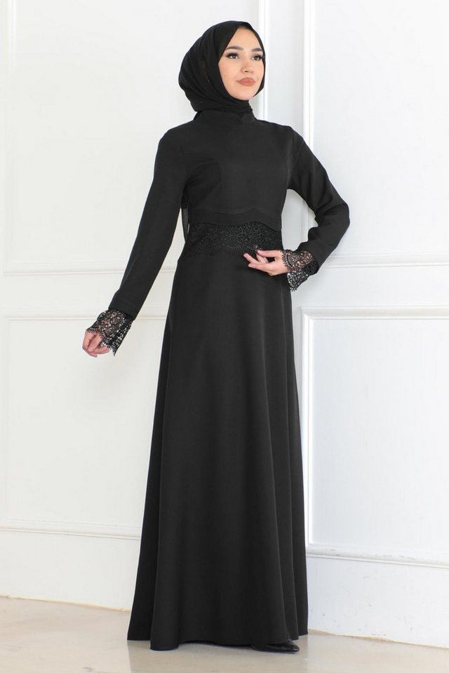 MODAMİHRAM Maxikleid Spitzenkleid in Mauve 6117 von MODAMİHRAM