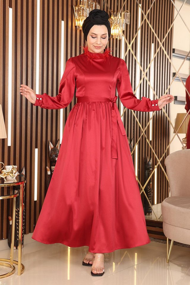 MODAMİHRAM Midikleid Abendkleid mit Details MODAMİHRAM Midikleid Abendkleid mit Details von MODAMİHRAM