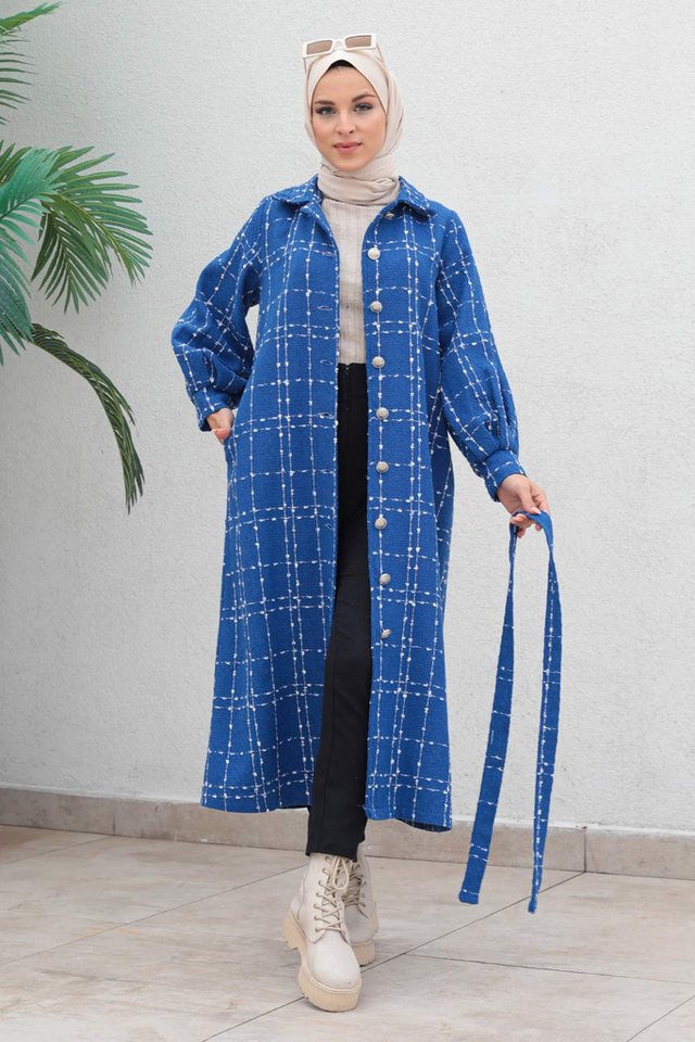 MODAMİHRAM Strickjacke Knopfleiste Mantel von MODAMİHRAM