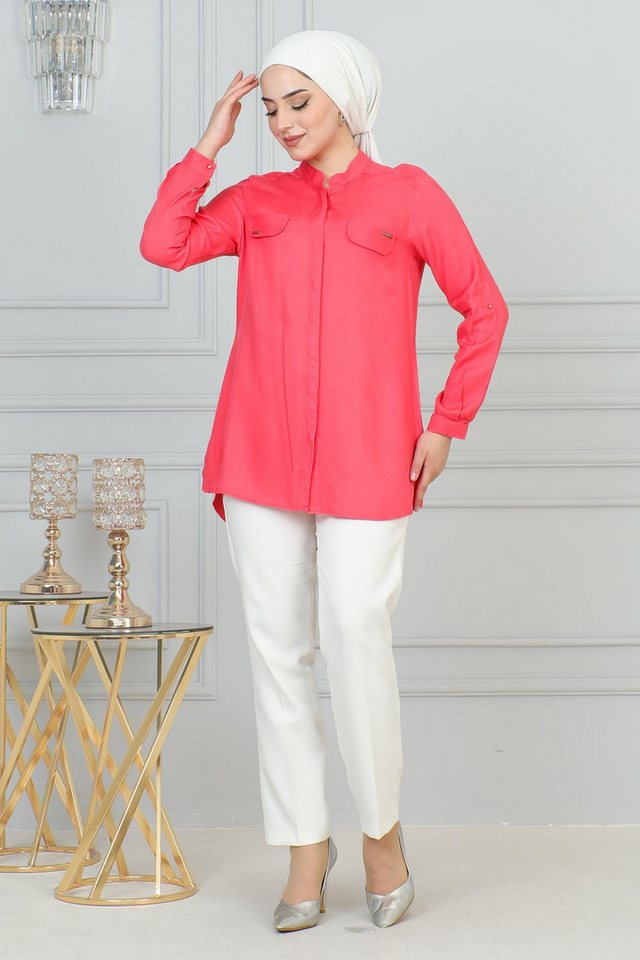 MODAMİHRAM Tunika Blumen Tasche Tunika 6104 von MODAMİHRAM