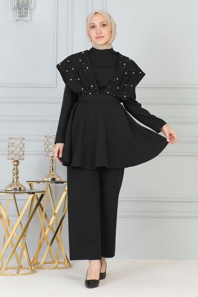 MODAMİHRAM Tunika Inci Detailliertes Set von MODAMİHRAM