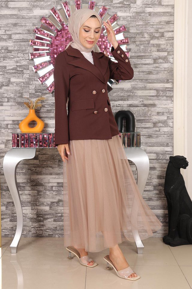 MODAMİHRAM Tunika Jacke und Tüllrock Set von MODAMİHRAM