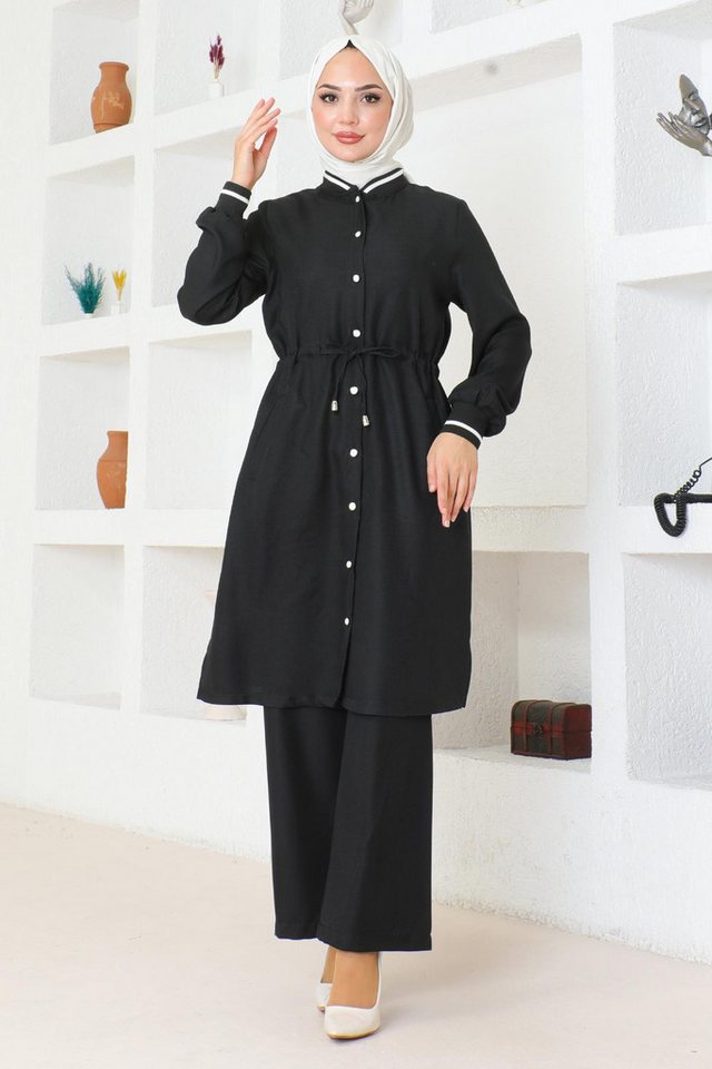 MODAMİHRAM Tunika Rüschen Spitzen Set von MODAMİHRAM