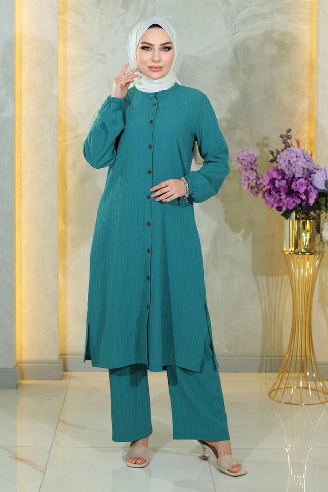 MODAMİHRAM Tunika Zweiteiliges Set mit Knöpfen von MODAMİHRAM