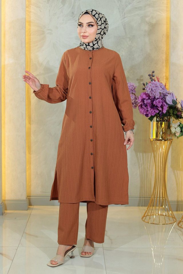 MODAMİHRAM Tunika Zweiteiliges Set mit Knöpfen von MODAMİHRAM