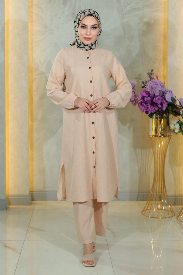 MODAMİHRAM Tunika Zweiteiliges Set mit Knöpfen von MODAMİHRAM