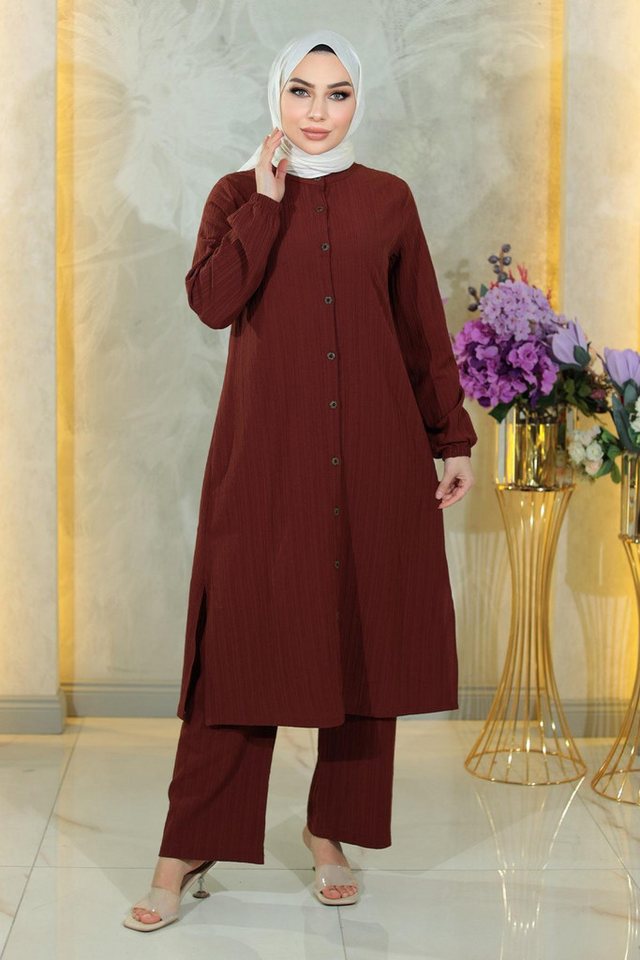 MODAMİHRAM Tunika Zweiteiliges Set mit Knöpfen von MODAMİHRAM