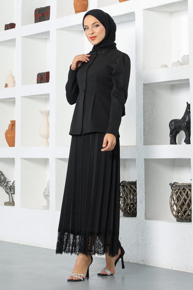 MODAMİHRAM Tunikakleid Dantel-Detail Rock-Set von MODAMİHRAM