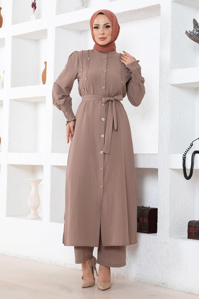 MODAMİHRAM Tunikakleid Inci Detail Set Vison 19360Inci Detail Set Vison 19360 MODAMİHRAM Tunikakleid Inci Detail Set Vison 19360Inci Detail Set Vison 19360 von MODAMİHRAM