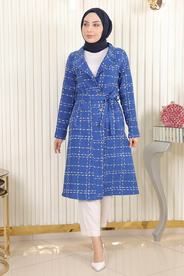 MODAMİHRAM Wintermantel Knopf Detail Wollmantel von MODAMİHRAM